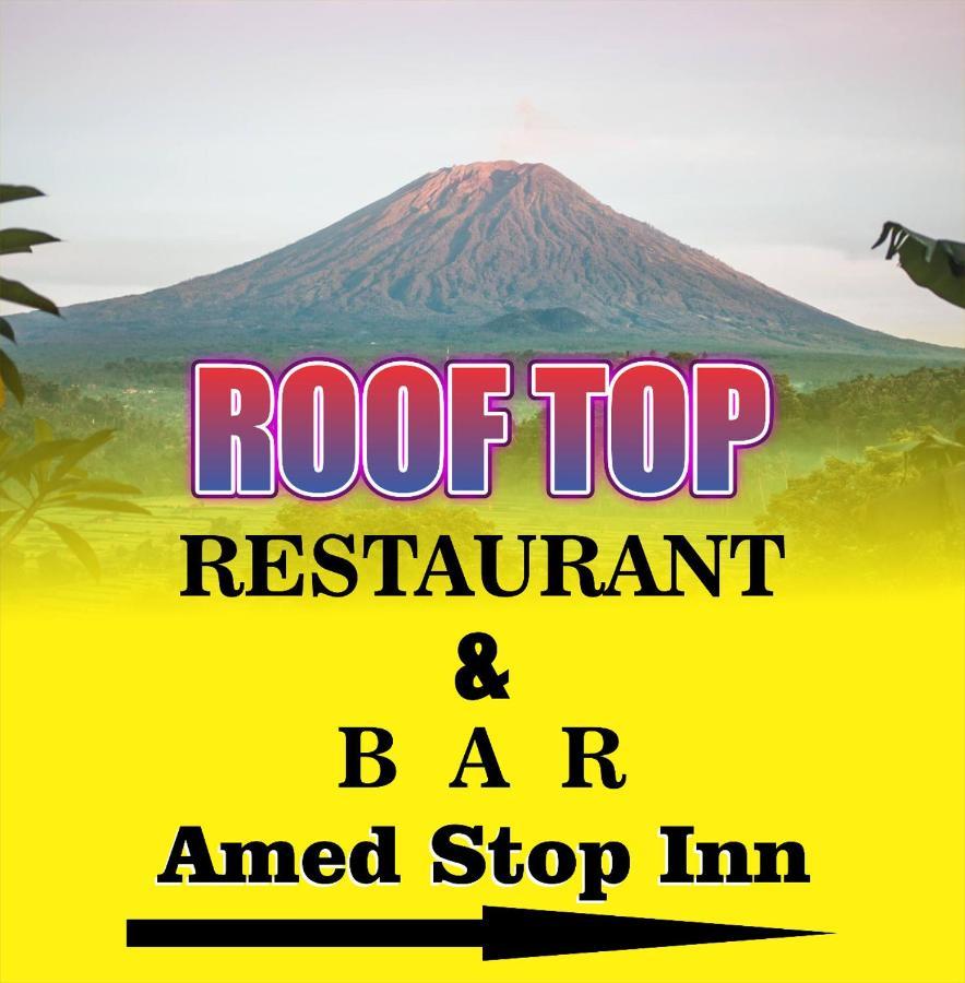Amed Stop Inn Homestay, Rooftop Restaurant And Bar Экстерьер фото